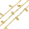 Brass Cubic Zirconia Cable Chains CHC-H112-02G-02-1