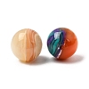 Painted Acrylic Beads AC-CBAD2D4-02-2