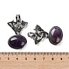 Natural Amethyst Pendants G-F777-02AS-08-3