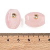 Natural Rose Quartz European Beads GG-CBA105B-02F-G-3
