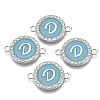 Alloy Enamel Links Connectors ENAM-TAC0003-01S-06D-2