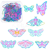 32Pcs 8 Styles 201 Stainless Steel Pendants STAS-UN0058-24-1