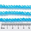 Baking Paint Imitation Jade Glass Bead Strands DGLA-A034-J8MM-A13-5
