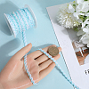 Two Tone Polyester Wavy Fringe Trim Ribbon OCOR-GF0003-97D-3