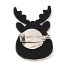 Christmas Theme PU Leather Brooch LS-JEWB-C004-01E-2