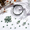 1 Strand Square Natural Green Spot Jasper Beads Strands G-NB0005-60-5