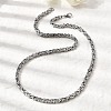 Non-Tarnish 201 Stainless Steel Byzantine Chain Necklaces NJEW-V0313-02-5