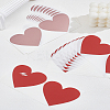 40Pcs 2 Colors Coated Scratch Off Film Password Sticker DIY-LP0004-03-1