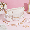 4Pcs 4 Styles 304 Stainless Steel  Chains Bag Decorative Chains and Brooch Sets HJEW-UN00078-2