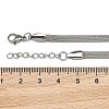 Tarnish Resistant Stainless Steel Network Chains/Mesh Bracelets Bracelets BJEW-I274-13S-2