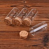 Empty Small Glass Cork Bottles AJEW-WH0035-03-3x6cm-8