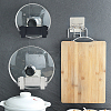 4 Sets 2 Colors Adhesive Wall Mounted Stainless Steel Pot Lid Holders AJEW-FH0004-53-6