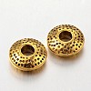 Tibetan Style Alloy Spacer Beads X-TIBEB-R011-AG-FF-2