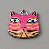 Alloy Enamel Pendants ENAM-CJC0006-52C-1