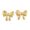 Ion Plating(IP) 304 Stainless Steel Stud Earrings for Women EJEW-N054-08G-1
