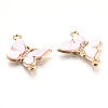 Eco-Friendly Alloy Micro Pave Clear Cubic Zirconia Links Connectors X-ENAM-Q437-058D-NR-3