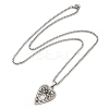 Heart Pendant Necklaces LS-NJEW-A023-03P-2