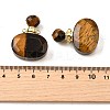 Natural Tiger Eye Perfume Bottle Pendants G-L623-07G-06-3