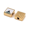 Ion Plating(IP) 304 Stainless Steel Enamel Beads STAS-I309-11A-G-3