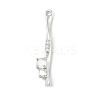 Brass Micro Pave Cubic Zirconia Pendants KK-M326-13A-P-1