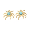 Dyed Synthetic Turquoise Sea Animal Pendants STAS-H483-33C-G-1