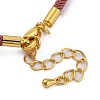 Nylon Cords Bracelet Makings Fit for Connector Charms AJEW-P116-02G-19-2
