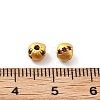 Brass Micro Pave Cubic Zirconia Beads KK-R216-08G-01-3