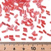 Transparent Colours Luster Glass Bugle Beads SEED-N005-001-A05-4