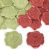 50Pcs 2 Styles Adhesive Wax Seal Stickers DIY-CP0010-26A-1