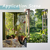 1Pc Flower Glass Car Hanging Decoration HJEW-SP0001-11A-4