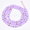 Spray Painted Non-magnetic Synthetic Hematite Beads G-T116-07-09-2