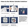 11.6x8.2 Inch Stick and Stitch Embroidery DIY-T003-01-4