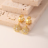 Geometric Hoop Earrings with High-end and Elegant Style LE2027-3-1