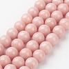 Natural Mashan Jade Round Beads Strands G-D263-10mm-XS22-1
