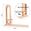 New Leather Retaining Clip Wood Tools TOOL-WH0032-01-2