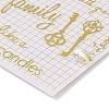 Hot Gold Foil Paper Self-Adhesive Stickers DIY-K076-01C-3
