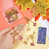 8Pcs Thanksgiving Day Alloy & Acrylic Pendant Decorations HJEW-SC0001-76A-3