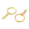 20Pcs Iron Split Key Rings IFIN-YW0003-01G-2