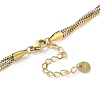 Ion Plating(IP) 304 Stainless Steel Box Chain Necklaces NJEW-M213-02GP-3