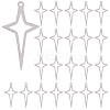50Pcs 304 Stainless Steel Pendants STAS-HY0001-50-1