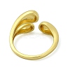 Brass Open Cuff Rings RJEW-B051-38G-3