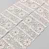 Polyester Flower Lace Ribbons with Paillettes OCOR-WH20048-04E-2