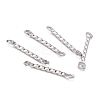 Tarnish Resistant 201 Stainless Steel Links Connectors STAS-B011-02B-P-2
