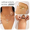 5Pcs Rack Plating Brass Micro Pave Clear Cubic Zirconia Charms KK-YW0003-36G-6