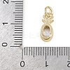 Fruits Brass Micro Pave Cubic Zirconia Charms KK-Z123-21G-01-3