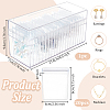 Transparent Acrylic Jewelry Storage Box Sets CON-WH0110-007A-2