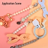 Elephant Silicone Baby Pacifier Holder Chains SIL-P004-C02-2