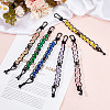 6Pcs Polyester & Spandex Cord & Resin Golf Beads Count Stroke Score Counter HJEW-DR00175-3
