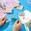 100Pcs Rectangle Clear Polypropylene Cellophane Bags CDIS-TA0001-39-7