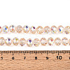 Transparent Glass Beads Strands EGLA-N016-8mm-07-2